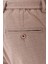 Comfort Fit Belden Kumaş Kemerli Pamuk Bej Jogger Pantolon P 1154 4