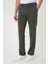 Comfort Fit Beli Lastikli Haki Jogger Pantolon P 1185 5