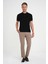 Comfort Fit Beli Lastikli Yan Cep Bej Jogger Pantolon P 1150 2
