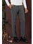 Slim Fit Yan Cepli Dokulu Esnek Casuel Antrasit Pantolon P 1139 1