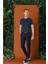 Slim Fit Yan Cep Esnek Pamuk Casuel Lacivert Pantolon P 1147 2