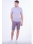 029 Slim Fit Lila Bermuda 1