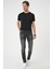 Denim 132 Slim Fit Beş Cepli Likralı Yıkamalı Antrasit Jean Pantolon 2