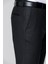 Slim Fit Pilesiz Yan Cepli Esnek Yün Siyah Kumaş Pantolon P 1091 5