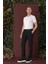 P 1141 Slim Fit Siyah Klasik Pantolon 2