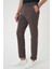 Comfort Fit Beli Lastikli Yan Cep Koyu Haki Jogger Pantolon P 1150 3