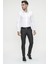 P 1083 Slim Fit Siyah Spor Pantolon 3