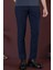 P 1136 Slim Fit Lacivert Klasik Pantolon 2
