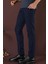 P 1136 Slim Fit Lacivert Klasik Pantolon 4