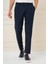 P 1164 Slim Fit Lacivert Klasik Pantolon 4