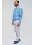 Slim Fit Yan Cep Esnek Pamuklu Casuel Gri Pantolon P 1088 2