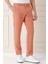 Comfort Fit Belden Kumaş Kemerli Pamuk Oranj Jogger Pantolon P 1154 2