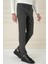 P 1166 Slim Fit Füme Klasik Pantolon 2