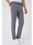 Comfort Fit Belden Kumaş Kemerli Pamuk Koyu Gri Jogger Pantolon P 1154 3