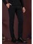 P 1125 Slim Fit Siyah Spor Pantolon 4