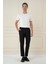 Comfort Fit Beli Lastikli Yan Cep Siyah Jogger Pantolon P 1150 2