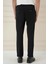 Comfort Fit Beli Lastikli Yan Cep Siyah Jogger Pantolon P 1150 5