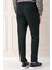 Comfort Fit Yan Cep Beli Lastikli Esnek Pamuk Siyah Jogger Pantolon P 1143 5