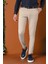 Slim Fit Yan Cep Esnek Pamuk Casuel Bej Pantolon P 1147 3