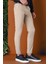 Slim Fit Yan Cep Esnek Pamuk Casuel Bej Pantolon P 1147 5
