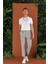 P 1119 Slim Fit Gri Spor Pantolon 1