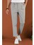 P 1119 Slim Fit Gri Spor Pantolon 3