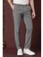 P 1133 Slim Fit Gri Spor Pantolon 4