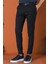 Slim Fit Yan Cep Esnek Pamuk Casuel Lacivert Pantolon P 1147 4