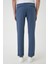 Comfort Fit Beli Lastikli Indigo Jogger Pantolon P 1183 5