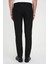Comfort Fit Beli Lastikli Dokulu Siyah Jogger Pantolon P 1192 4