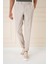 Comfort Fit Gofre Kumaş Pileli Pamuk Casuel Bej Pantolon P 1148 3