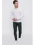 P 1086 Slim Fit Yeşil Spor Pantolon 1