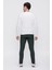 P 1086 Slim Fit Yeşil Spor Pantolon 3