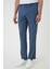 Comfort Fit Beli Lastikli Indigo Jogger Pantolon P 1183 3