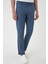 Comfort Fit Beli Lastikli Indigo Jogger Pantolon P 1183 4