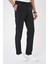 Comfort Beli Lastikli Rayon Karışımlı Siyah Jogger Pantolon P 1194 4