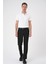 Comfort Fit Beli Lastikli Siyah Jogger Pantolon P 1185 1