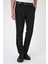 Comfort Fit Beli Lastikli Siyah Jogger Pantolon P 1185 3