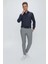 P 1103 Slim Fit Gri Spor Pantolon 1