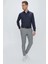 P 1103 Slim Fit Gri Spor Pantolon 3