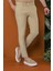 P 1120 Slim Fit Bej Spor Pantolon 2
