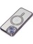Newface iPhone 14 Kılıf Joke Simli Magneticsafe Kılıf - Derin Mor 2