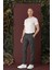 P 1133 Slim Fit Füme Spor Pantolon 2