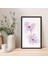 1 Adet Krem Mdf Zeminli Altın Minimal Mdf Çerçeve Görünümlü Mdf Tablo 1