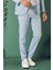 Comfort Fit Yan Cep Beli Lastikli Esnek Pamuk Mavi Jogger Pantolon P 1143 4