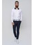 Slim Fit Yan Cep Esnek Pamuklu Casuel Lacivert Pantolon P 1088 1