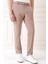 Comfort Fit Belden Kumaş Kemerli Pamuk Bej Jogger Pantolon P 1154 3