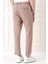 Comfort Fit Belden Kumaş Kemerli Pamuk Bej Jogger Pantolon P 1154 5