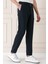 Comfort Fit Belden Kumaş Kemerli Pamuk Lacivert Jogger Pantolon P 1154 3