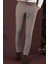 P 1136 Slim Fit Bej Klasik Pantolon 3